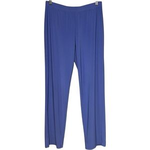 Clara Sun Woo Fluid Pull-On Slinky Pants Periwinkle Blue Women’s Size XL
